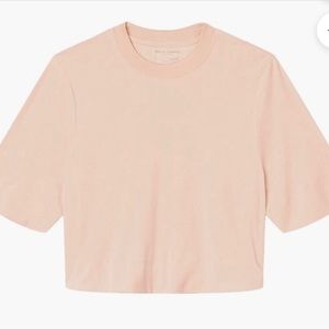 Bella Canvas Pale Pink Velour Top NWT